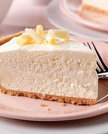 White Chocolate No-Bake Cheesecake Pie