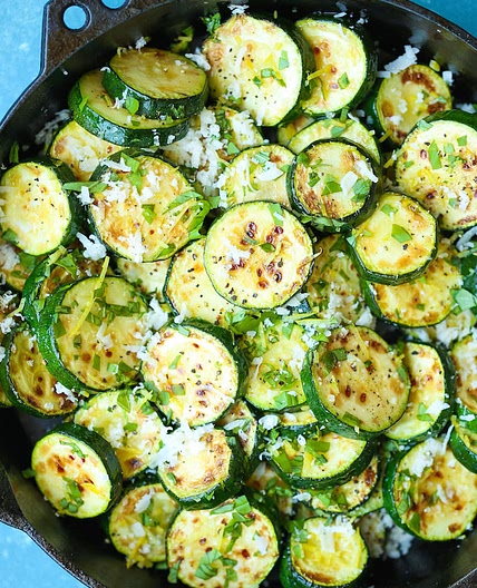Parmesan Lemon Zucchini