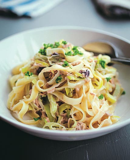 Tuna and Leek Pasta