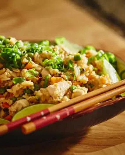 Riz frit au poulet