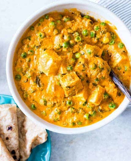 Creamy Matar Paneer Curry