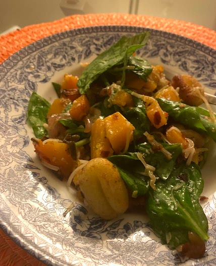 Sheet Pan Gnocchi with Butternut Squash and Spinach