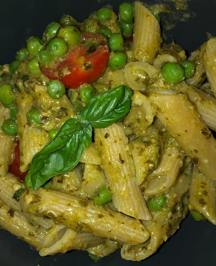 Pesto protein pasta 