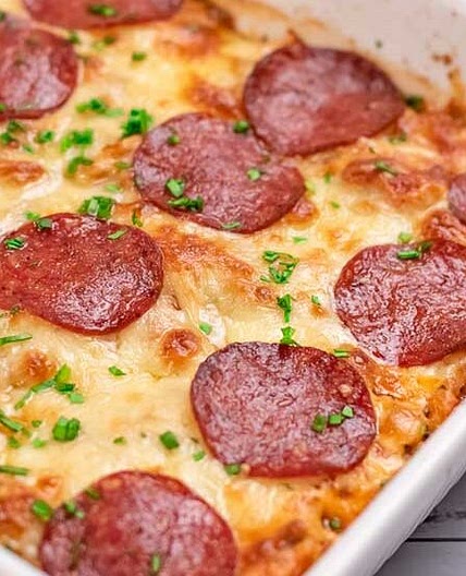 Keto Pepperoni Pizza Casserole - Blog.Cookingpoint.net