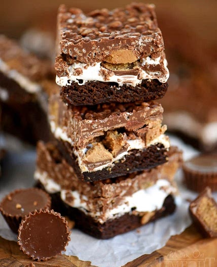 Reese's Marshmallow Brownie Bars