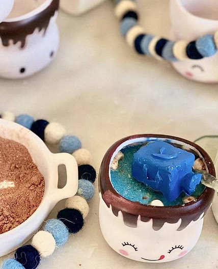 Dreidel Hot Cocoa Bombs