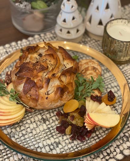 Baked Brie with Onion Jam
