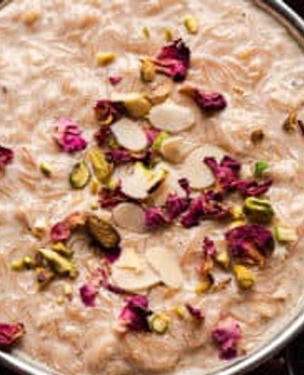 Healthy vegan vermicelli kheer (sheer khurma / semiya payasam)