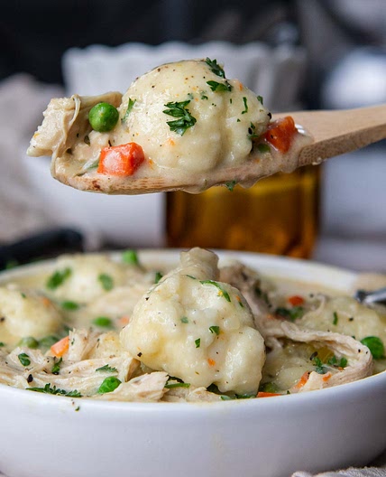 Easy Instant Pot Chicken and Dumplings