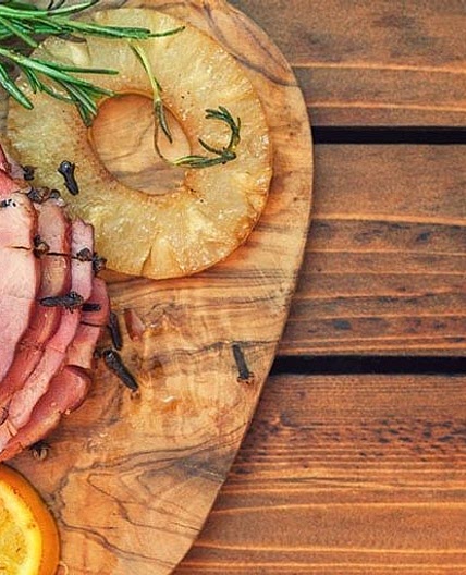 Keto Maple Glazed Ham