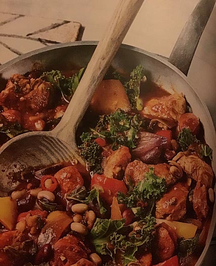 Chorizo and turkey feijoada