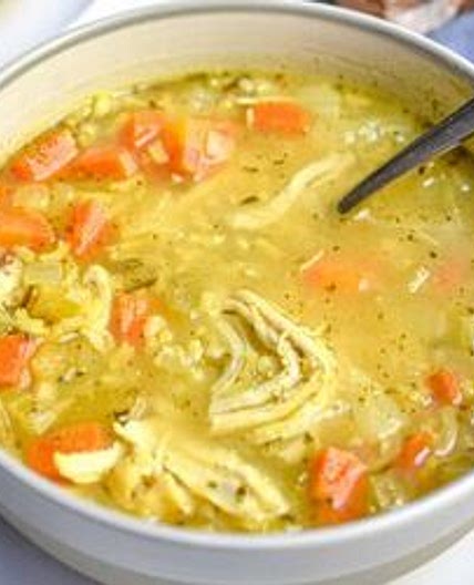 Instant Pot Chicken and Rice Soup