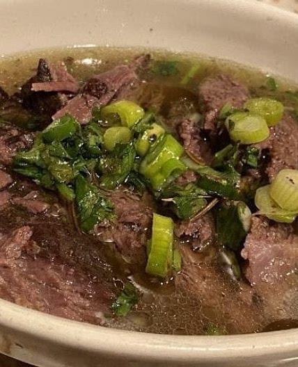 Keto Roast Beef with Green Onions