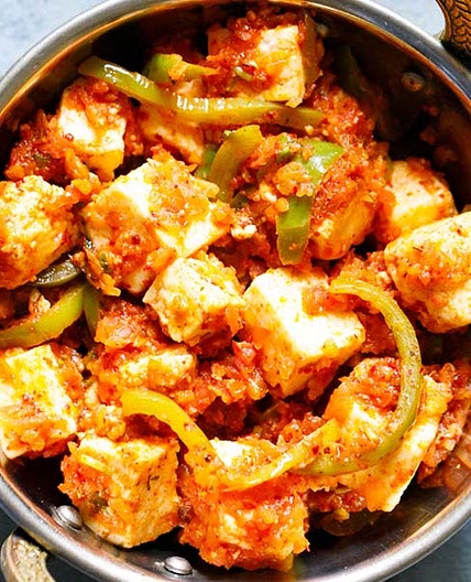 Kadai Paneer Recipe (Paneer Bell Pepper Curry)