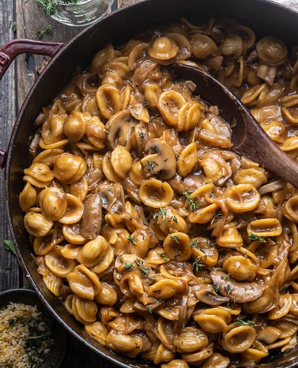 One Pot French Onion Pasta