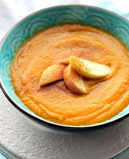 Maple Butternut Squash and Apple Soup