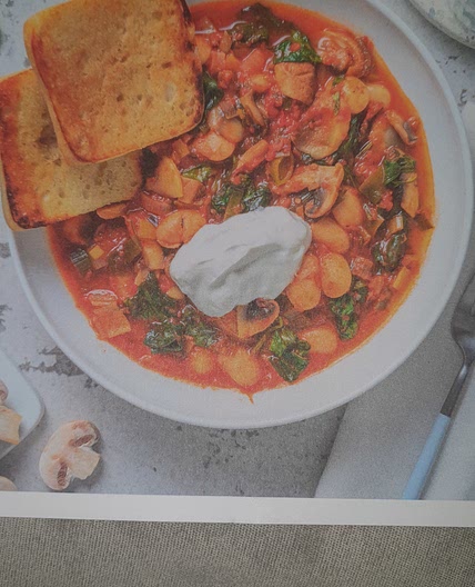 Butter Bean and Mushroom Stew