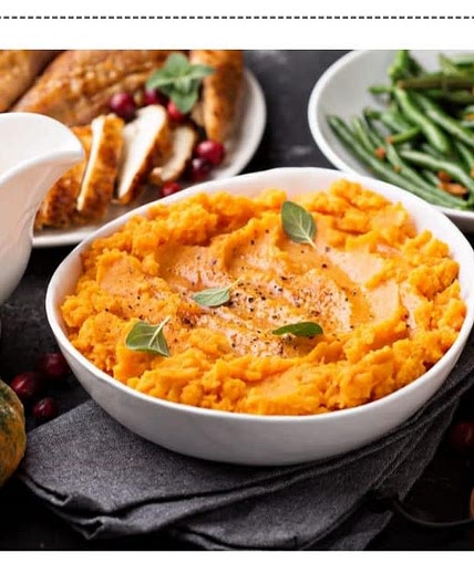 Mustard Mashed Sweet Potatoes