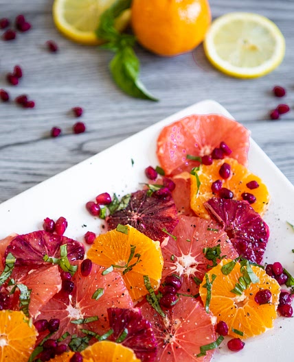 Simple citrus salad