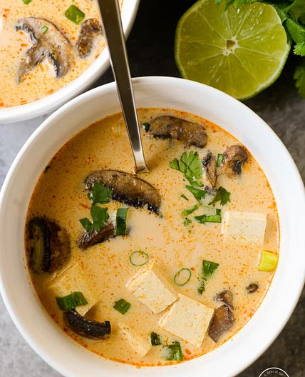 Thai Coconut Soup (Vegan)