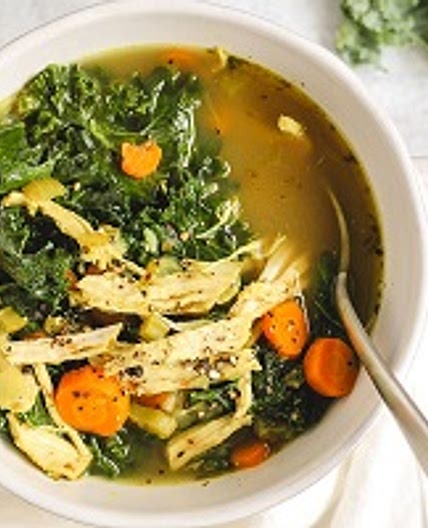 The Best Immune-Boosting Chicken and Kale Soup