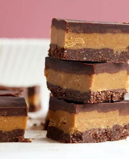 No-Bake Peanut Butter & Chocolate Bars