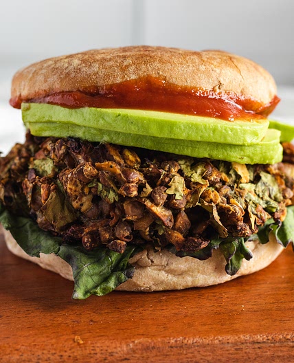 Lentil Mushroom Veggie Burgers