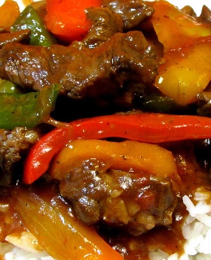 Pepper Steak Recipe - Slow Cooked Pepper Steak