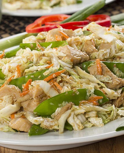 Chinese Cabbage 'n' Chicken Salad