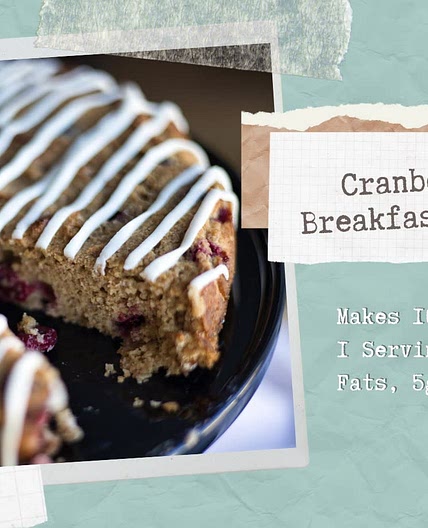 Cranberry Breakfast Cake