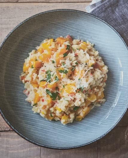Bacon and Butternut Squash Risotto