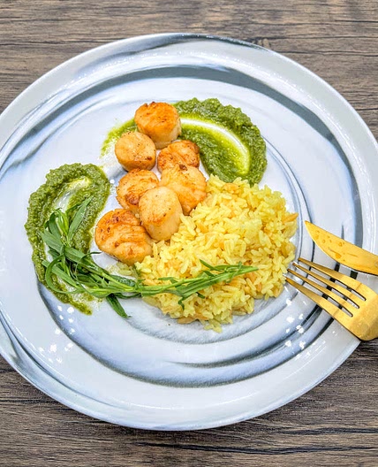 Scallop and Tarragon Pesto