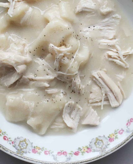 The Best Chicken and Dumplings in the Pressure Cooker