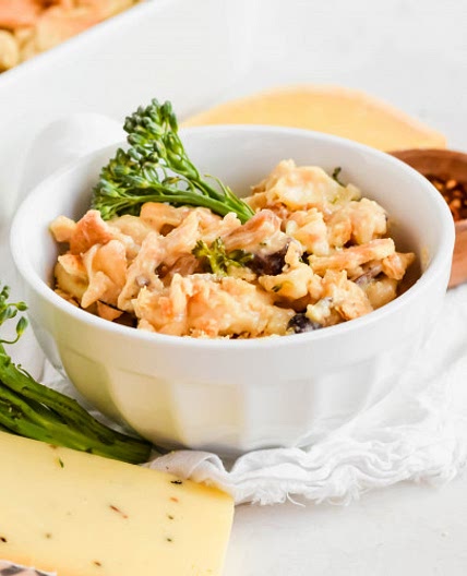 Baked Gouda Mac and Cheese with Roasted Veggies