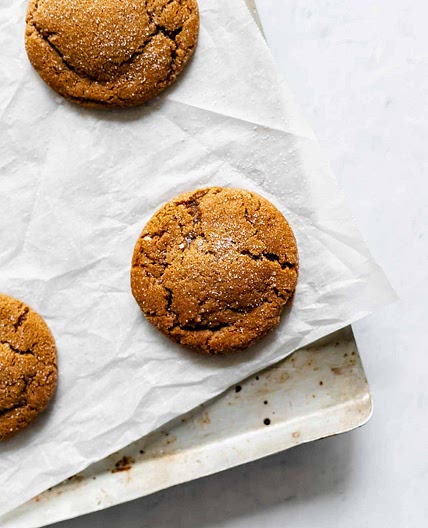 Soft Ginger Molasses Cookies