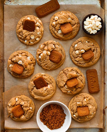 Biscoff White Chocolate Chip Cookies