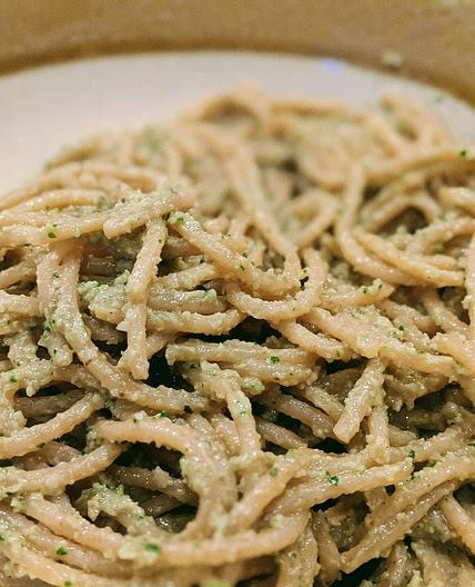 Pasta with Vegan Avocado Pesto