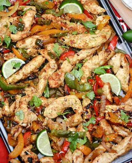 Sheet Pan Chicken Fajita 