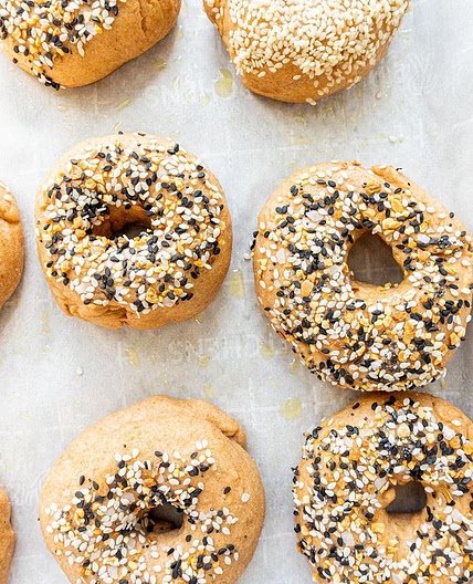 Homemade bagels