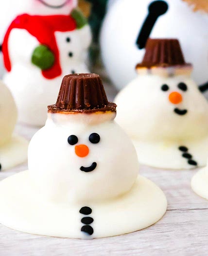 Melting Snowmen Cookie Balls