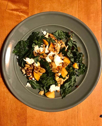 Kale Persimmon Salad