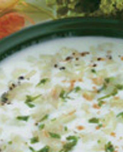 Raitha with cucumber kheera