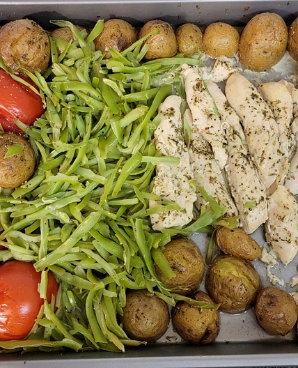 One Pan Chicken Bake