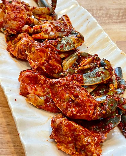 Spicy Raw Crab (Yangnyeom Gejang)