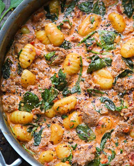 Creamy Sausage Gnocchi - One-Pan, 30-Minute Meal
