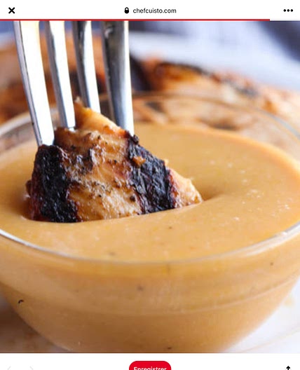 Sauce fondue bbq