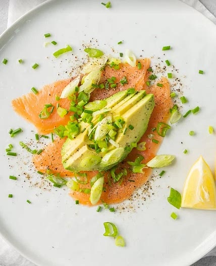 Salmon Protein plate