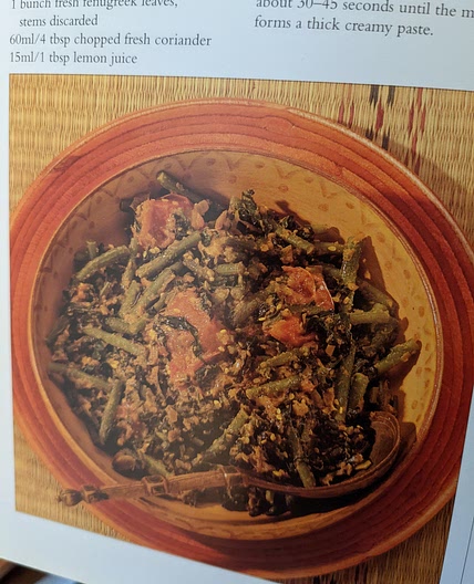 Masala Beans with Fenugreek