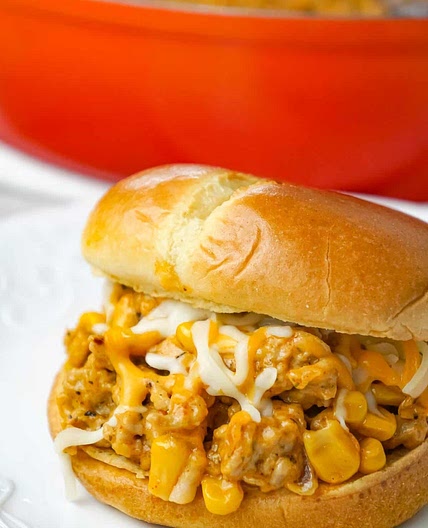 Cajun Chicken Sloppy Joes