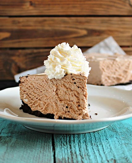 Frozen Hot Chocolate Cheesecake